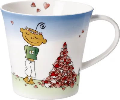 Produktbild von Goebel Coffee-Tea Mug Der kleine Yogi Für Dich gesammelt, Fine Bone China, Bunt, 350 ml, 54103011