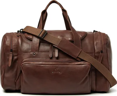 Produktbild von dR Amsterdam Weekender | Wochenendtasche aus Leder | Wochenendtasche Herren & Damen Leder | Handgepäcktasche Leder Tampa - 933696 Brown