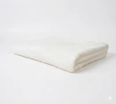 Obrázek produktu pro Prostěradlo na postýlku pro miminka – bílé, rozměry 60 x 120 cm – hypoalergenní