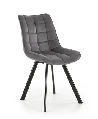 Zdjęcie produktu dla Krzesło tapicerowane K332 VELVET ciemno szare