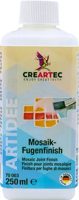 Produktbild von CREARTEC Mosaik-Fugenfinish - einfacher Schutz für Mosaikkunstwerke - 250ml - wirkt wasser- und schmutzabweisend