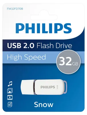 Produktbild von Philips USB-Stick 32 GB USB 2.0 Snow Edition Leserate bis 23 MB/s