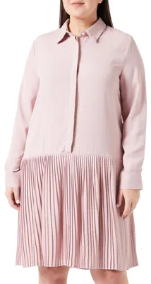 Produktbild von LEOMIA Damen Blusenkleid 17511031-LE02, Nude, XL