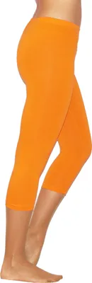 Obrázok produktu pre Dámske 3/4 capri legíny bavlnené ORANGE L