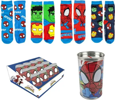 Zdjęcie produktu dla Zestaw skarpet 4 sztuki Spidey