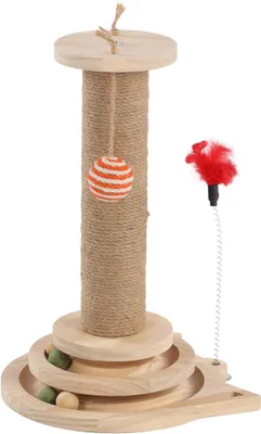 Productafbeelding van Flamingo krabbel speelgoed, zacht, bruin, afmetingen: 24 x 25,5 x 40 cm