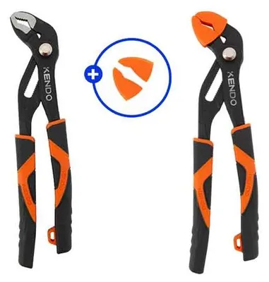Obrázek produktu pro NASTUPITELNÉ KLEŠTĚ POLIGRIP S TLAČÍTKEM KENDO 250 mm