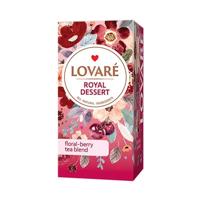 Zdjęcie produktu dla LOVARÉ Royal Dessert 36g (24 saszetki, herbata ziołowa)