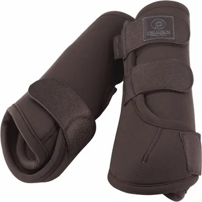 Produktbild von Eskadron Pferde Gamaschen Pro Dressage Hind teak brown Platinum 2024, Größe:Pony