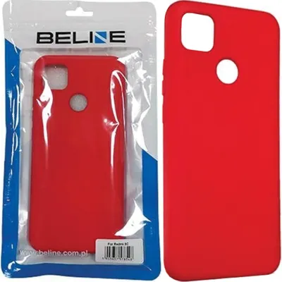 Productafbeelding van Beline siliconen hoesje voor de Xiaomi Redmi 10, rood