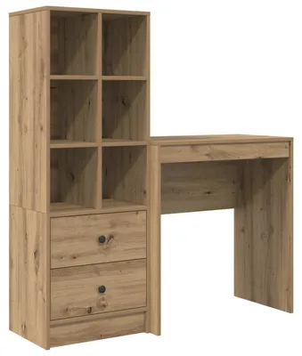 Zdjęcie produktu dla Biurko Dąb rzemieślniczy 115,5 x 40 x 127 cm 2 szt.