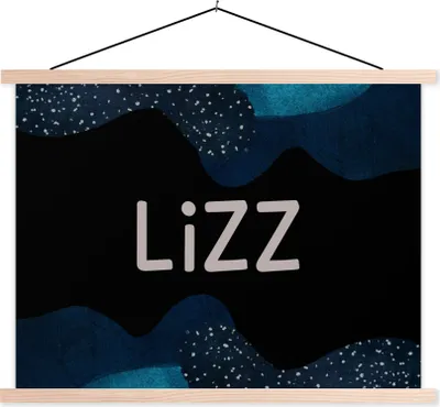 Produktbild von MuchoWow® Textilposter Lizz - Pastell - Mädchen 40x30 cm mit holzfarbenen Rahmen - Bilder