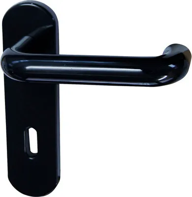 Produktbild von Kurzschildgarnitur Nylon schwarz BB für Zimmertüren