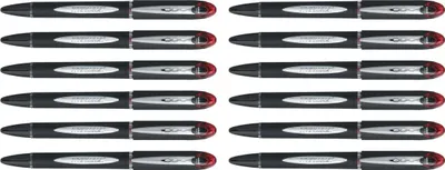 Productafbeelding van Kogelpen Jetstream, 0,4 mm, rood, verpakking met 12 stuks
