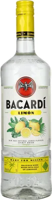 Image de Bacardi LIMÓN Rum With Natural Flavors 27% Vol. 1l