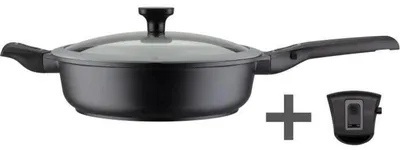 Image de GSW braisière Easy Click 28 cm avec couvercle en verre 5 pcs, 167833, aluminium, env. 4,0 L
