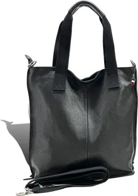Produktbild von Florence Tasche schwarz Leder Shopper D2OTF161S