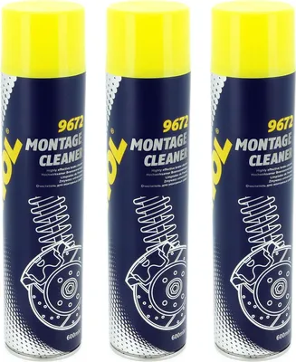 Produktbild von 3x Bremsenreiniger Montage Cleaner 600 ml Typ 9672