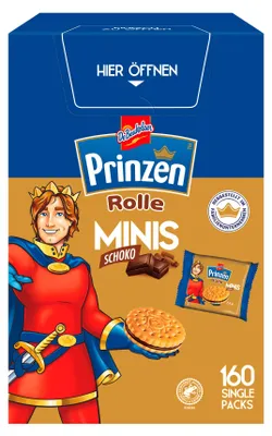 Produktbild von DeBeukelaer Prinzen Rolle Minis Schoko Kekse 160 St.