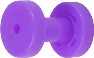 Produktbild von Ohr Flesh Tunnel Piercing Acryl Screw on Purple UV Neon.VFTPU.3mm