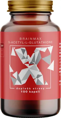 Obrázok produktu pre S-Acetyl-L-Glutathione, 100 mg, 100 rastlinných kapsúl