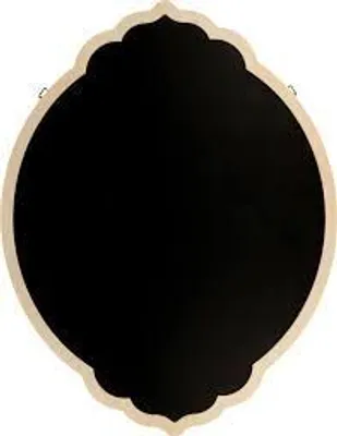 Produktbild von Barocke Schreibtafel-Schild mit Holzrand 35 x 27 x 0,5 cm