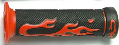 Produktbild von Griffgummi "Flamme" Paar, Ø 22/25 mm, Länge 130 mm orange