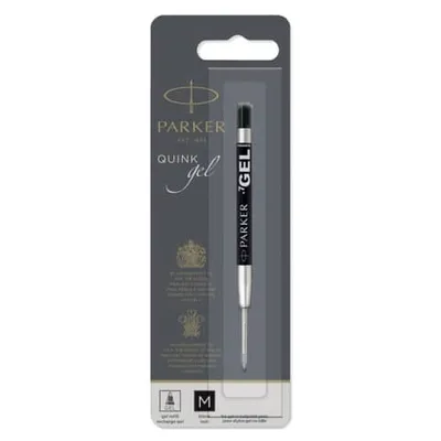 Produktbild von Parker 1950344 Quink Gelmine - M, schwarz, 1 Stück im Blister