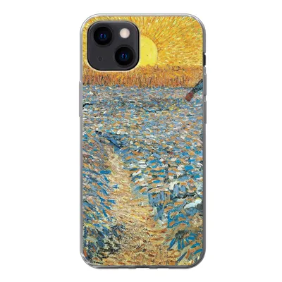Produktbild von MuchoWow® Handyhülle Schutzhülle Hülle für iPhone 13 mini Der Sämann - Vincent van Gogh Silikon Softcase Handy Hülle - Softcase