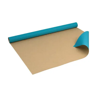 Immagine prodotto di Carta da regalo turchese 0,70 x 10 m, carta kraft - Compleanno & Natale