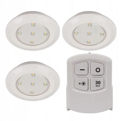 Produktbild von MasterLED LED-Unterbauleuchten 3er-Set mit IR-Fernbedienung, 4000 K, dimmbar