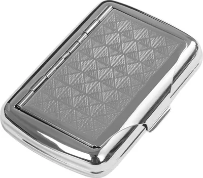 Immagine prodotto di INF Portasigarette in Acciaio Inox con Porta Carta - Portatile e Ermetico