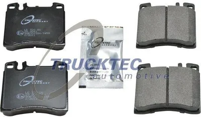 Produktbild von TRUCKTEC AUTOMOTIVE Bremsbeläge Satz Vorne Bremsklötze passend für MERCEDES-BENZ S-Klasse Limousine (W140) 02.35.155