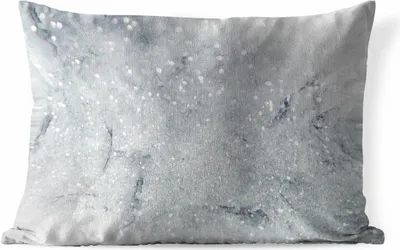 Produktbild von MuchoWow® Outdoor Kissen - Marmor - Luxus - Glitzer - 60x40 cm - Wetterfest - Lounge Kissen - Zierkissen - Kissen für Innenräume