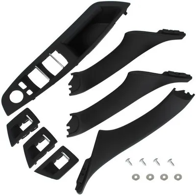 Für BMW 5 F10 F11 2009-2017 KOMPLETT SET Türgriff Innen Schwarz VORNE HINTEN in der Farbe Schwarz von GOLDCAR