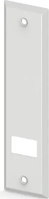 Produktbild von Standard-Deckplatte für Einlassgurtroller, Lochabstand 161 mm, weiß
