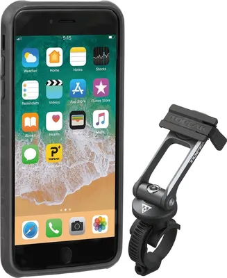 Image de Étui Topeak Ridecase pour iPhone 6 Plus 6s Plus 7 Plus 8 Plus noir/gris 2019 TT9857BG TT9857BG