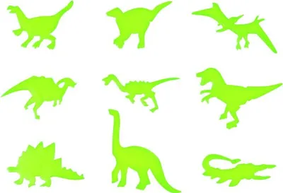 Produktbild von Besttoy - Wandsticker Dinosaurier Glow in the dark
