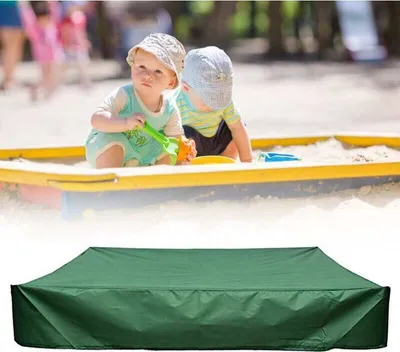 Produktbild von Sandkastenabdeckung, wasserdicht, staubdicht, mit Kordelzug, Sandkastenabdeckung (200 x 200 cm)