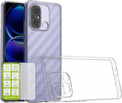 Produktbild von Für Xiaomi Redmi 11A / 12C / Poco C55 Silikon Hülle + H9 Glas Handy Tasche Etuis Case TPU Cover Schutz