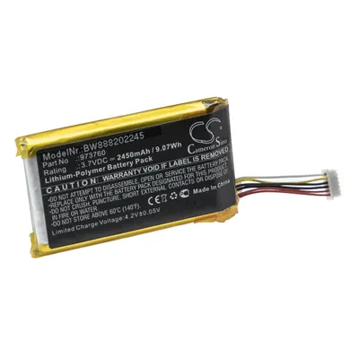 Produktbild von vhbw Akku Ersatz für DJI 973760 für Drohne Controller (2450mAh, 3,7V, Li-Polymer)