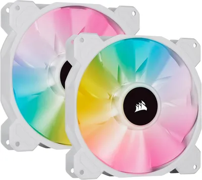 Obrázok produktu pre Corsair SP140 RGB ELITE, Ventilátor, 14 cm, 300 ot/min, 1200 ot/min, Biela
