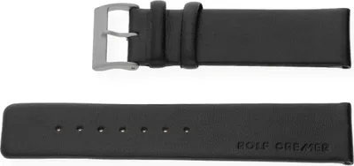 Produktbild von Rolf Cremer Uhrenband LB010 Schwarz, Leder, Titan, 22 mm