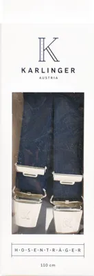 Produktbild von Elastischer Hosenträger marine Länge 110cm - Breite 35mm