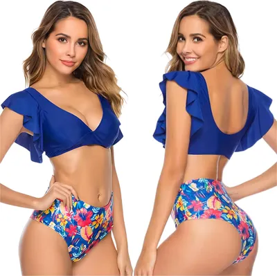 Zdjęcie produktu dla Strój kąpielowy dwuczęściowy modelujący usztywniany kostium wysoki stan xl Strój kąpielowy dwuczęściowy modelujący usztywniany kostium wysoki stan M