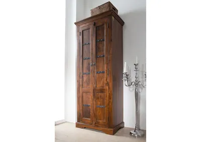 Produktbild von MASSIVMOEBEL24 Schrank Akazie 73x45x180 honig lackiert OXFORD #0901