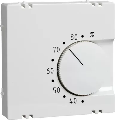 Produktbild von Elso Zentralplatte Hygrostat, Farbe: reinweiß 367164