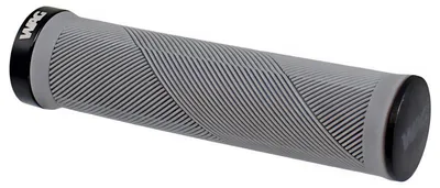 Produktbild von WAG Loop Lock-On-Griffe 130 mm – 1 Paar mit Arretierung grau-schwarz