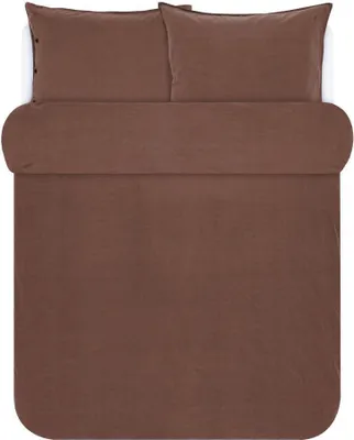 Produktbild von Marc O' Polo Renforcé-Bettwäsche-Garnitur Senja  Farbe Warm earth Größe 200x220 + 2x80x80 cm