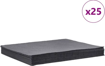 Obrázek produktu pro Olejové absorpční podložky 25 ks šedé 40x50 cm